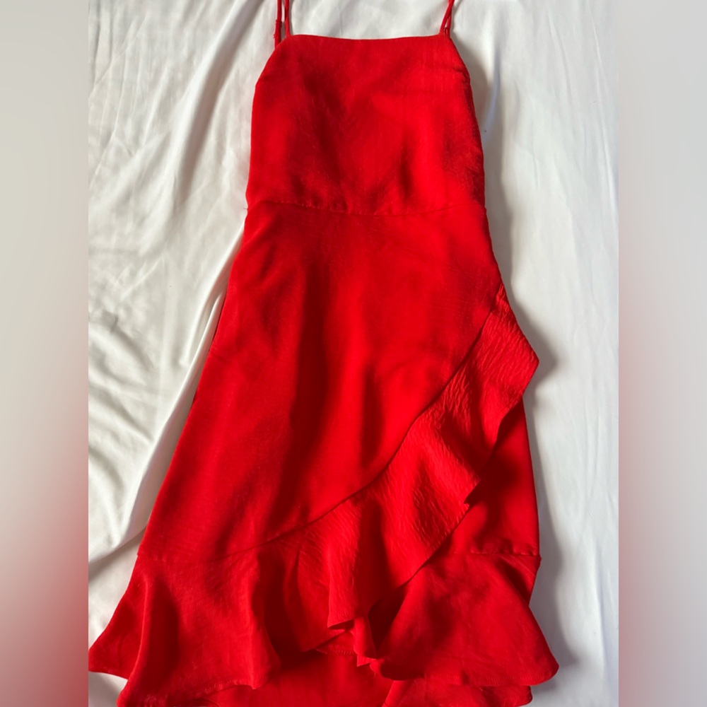 Vibrant Red Dress